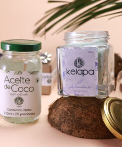 Kit 5 (Aceite de Coco, Sal Exfoliantel)