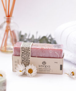 Jabón con Aceite de Coco - Rosa