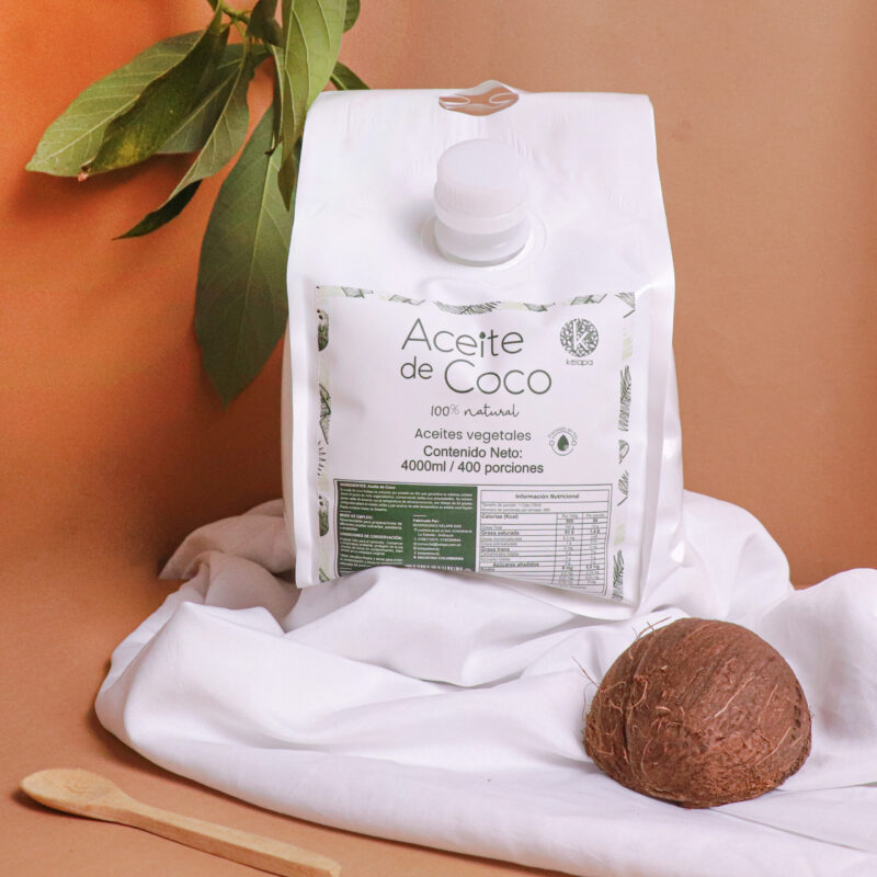 Coconut oil 4 litros, 15 liters, 15kilograms and above